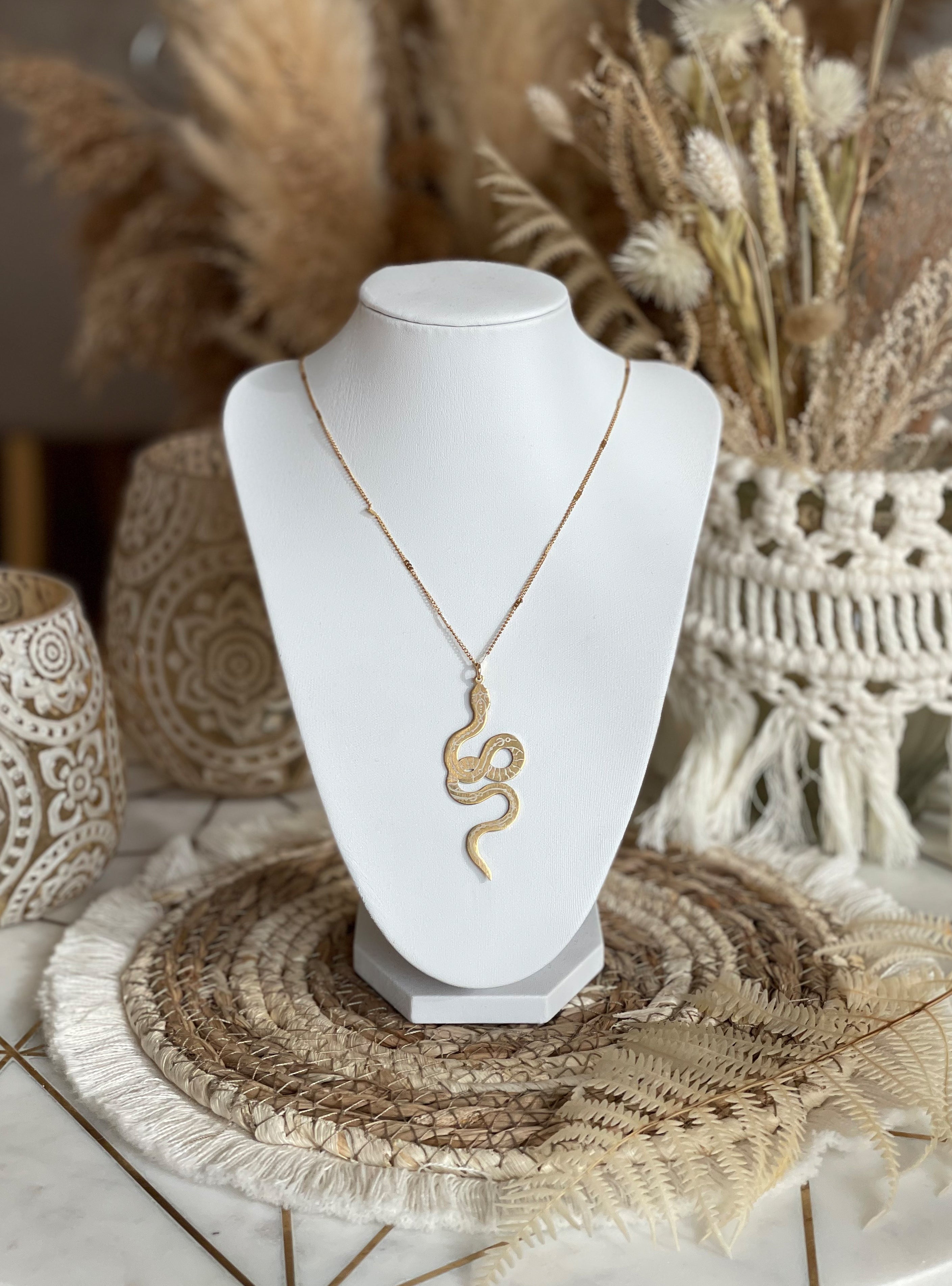 Kette | Edelstahl Boho Snake – Schmuck Feyart